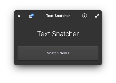 适用于 Linux 的 TextSnatcher OCR 应用