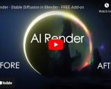 AI-Render：在Blender中实现Stable Diffusion的革命性工具