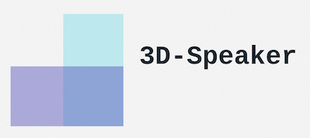 3D-Speaker Logo