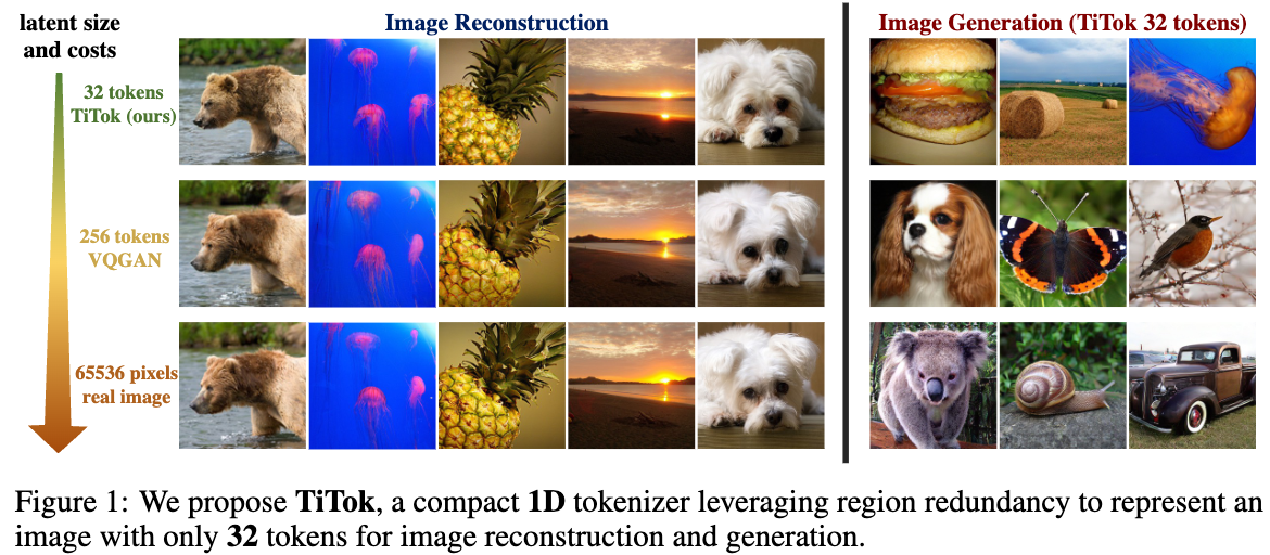 TiTok: 革命性的1D图像标记化技术 - 懂AI