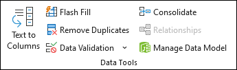 Data validation dialog