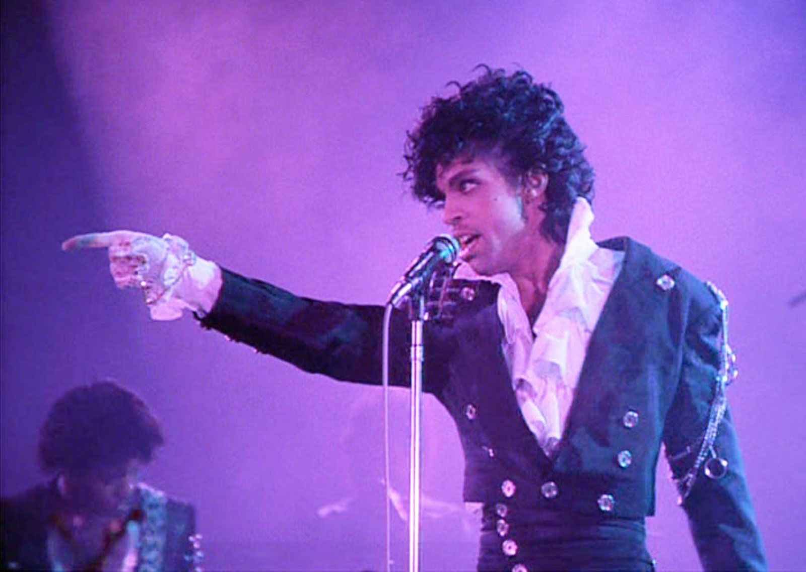 Prince performing Purple Rain