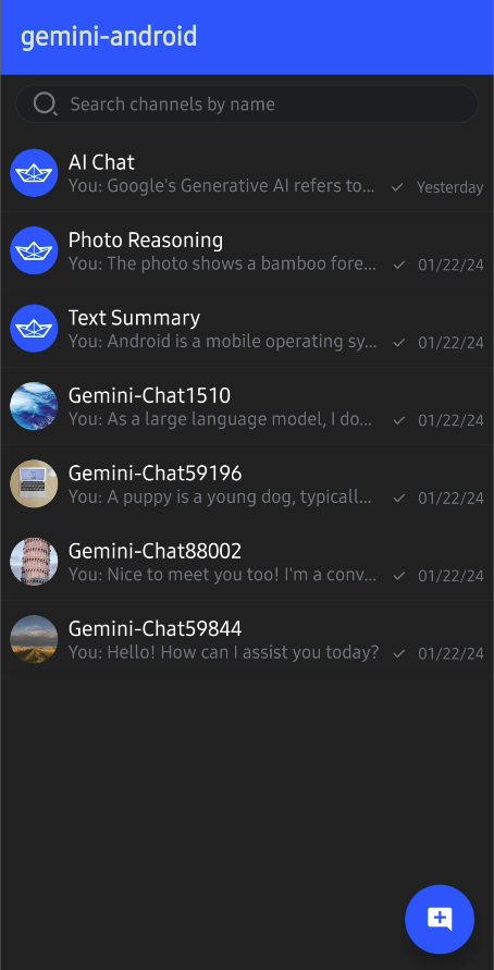 Gemini Android Preview