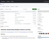 AttentionDeepMIL: 基于注意力机制的深度多示例学习