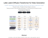 Latte: 革新视频生成的潜在扩散Transformer模型