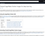 AWS Deep Learning Containers: 优化的深度学习环境