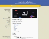 Markdown Badges: 为开发者个人品牌和项目添彩的徽章工具