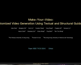 Make-Your-Video: 用文本和结构引导实现定制化视频生成