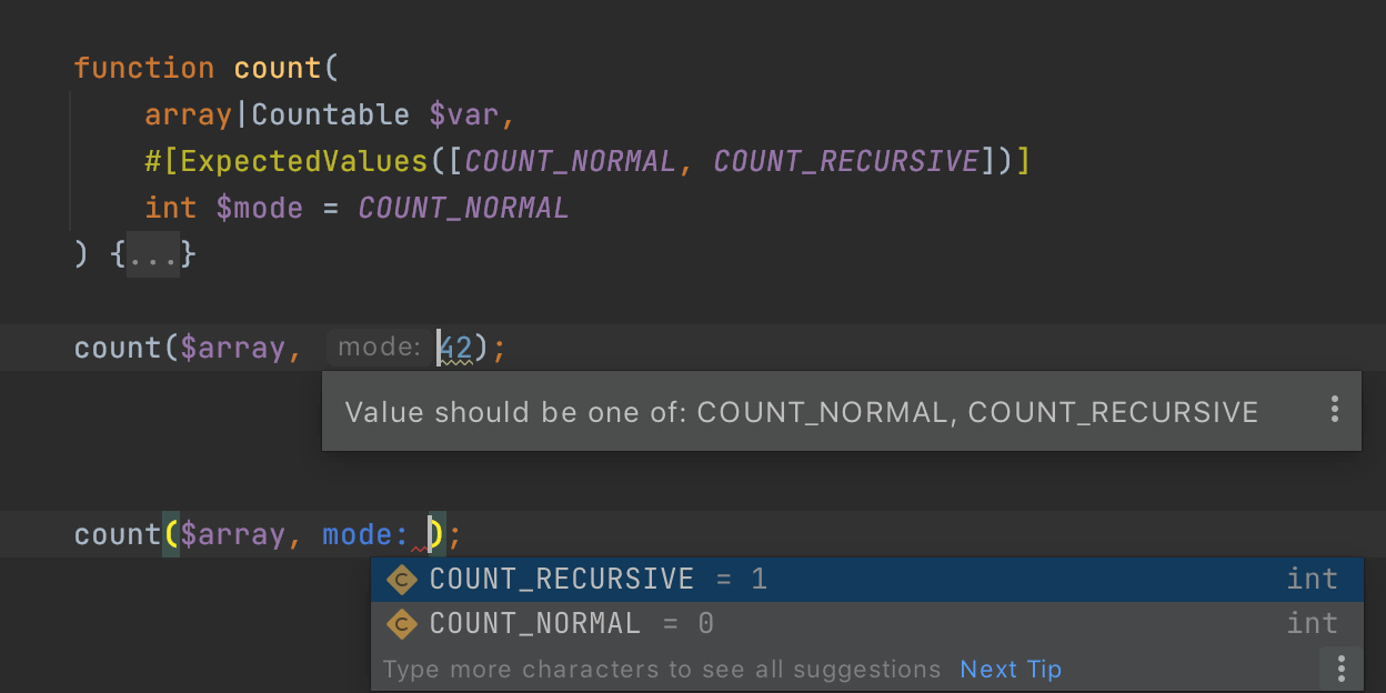 ExpectedValues