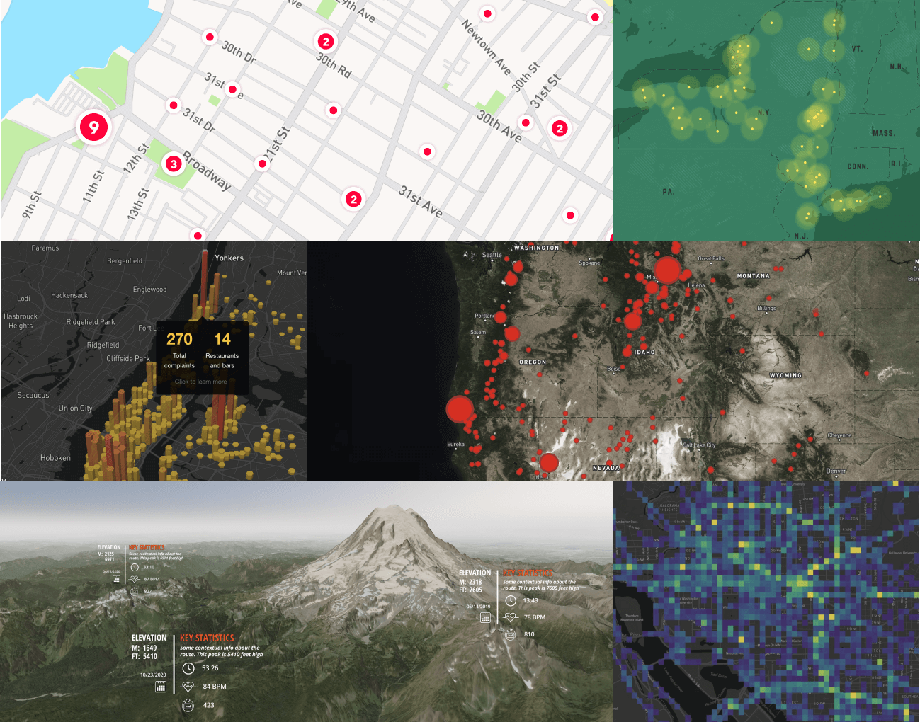 Mapbox GL JS地图图像集