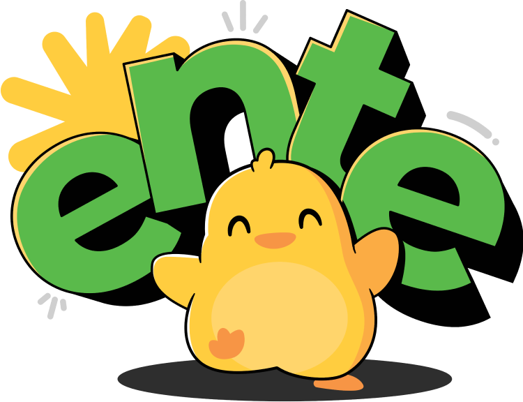 Ente 的吉祥物 Ducky 邀请人们访问 Ente 的源代码仓库