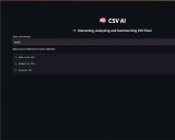 CSV-AI: 释放CSV文件中的隐藏洞察力
