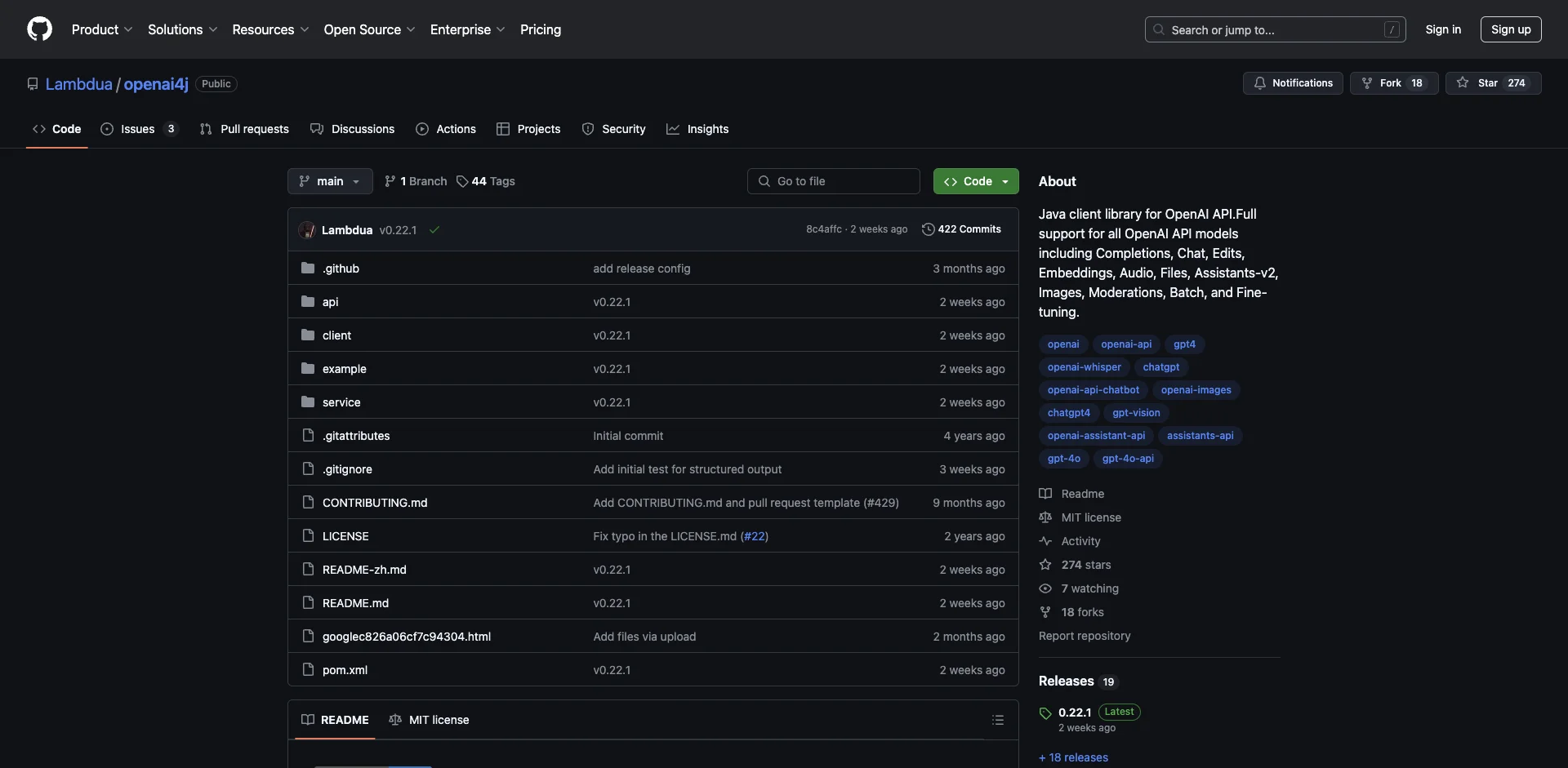 openai4j