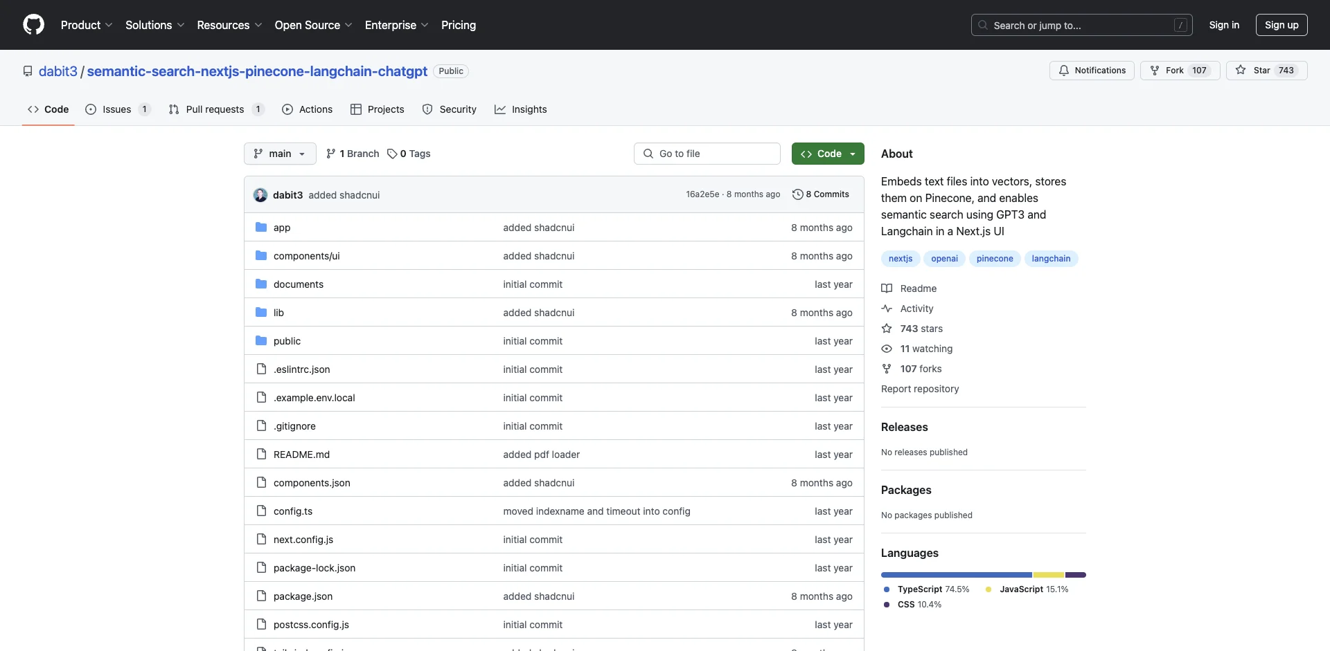 semantic-search-nextjs-pinecone-langchain-chatgpt