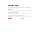 Tweet生成器:利用GPT模型创作个性化推文