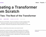 commented-transformers: 实现高度注释的PyTorch Transformer模型