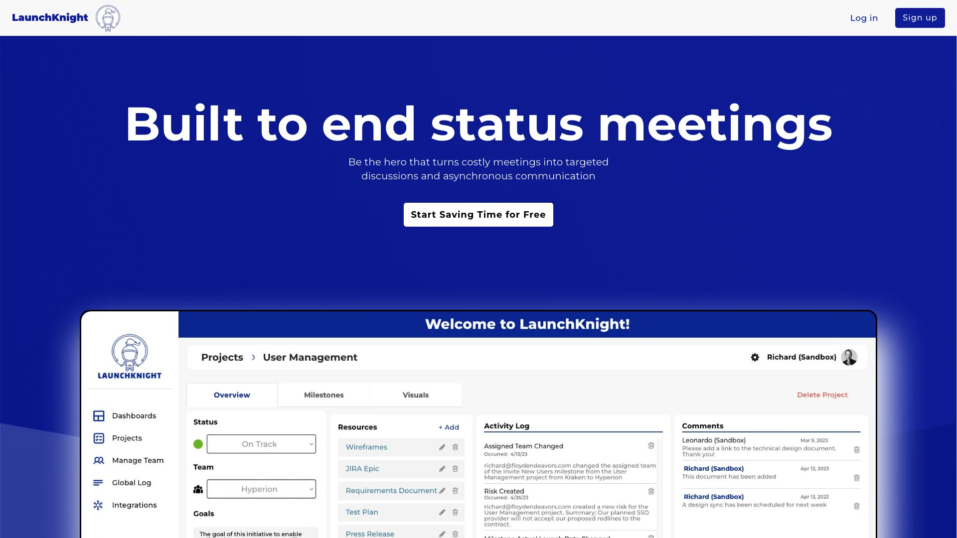 LaunchKnight主页截图