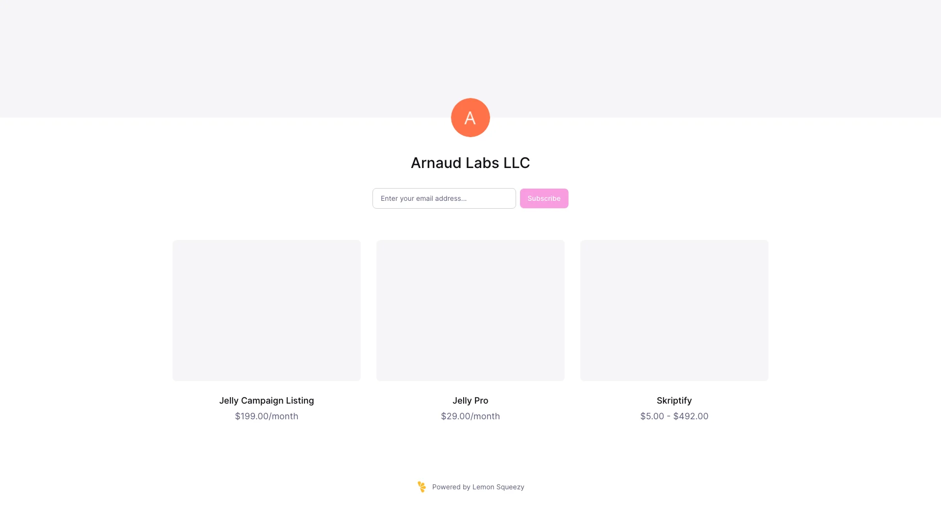 Arnaud Labs LLC主页截图