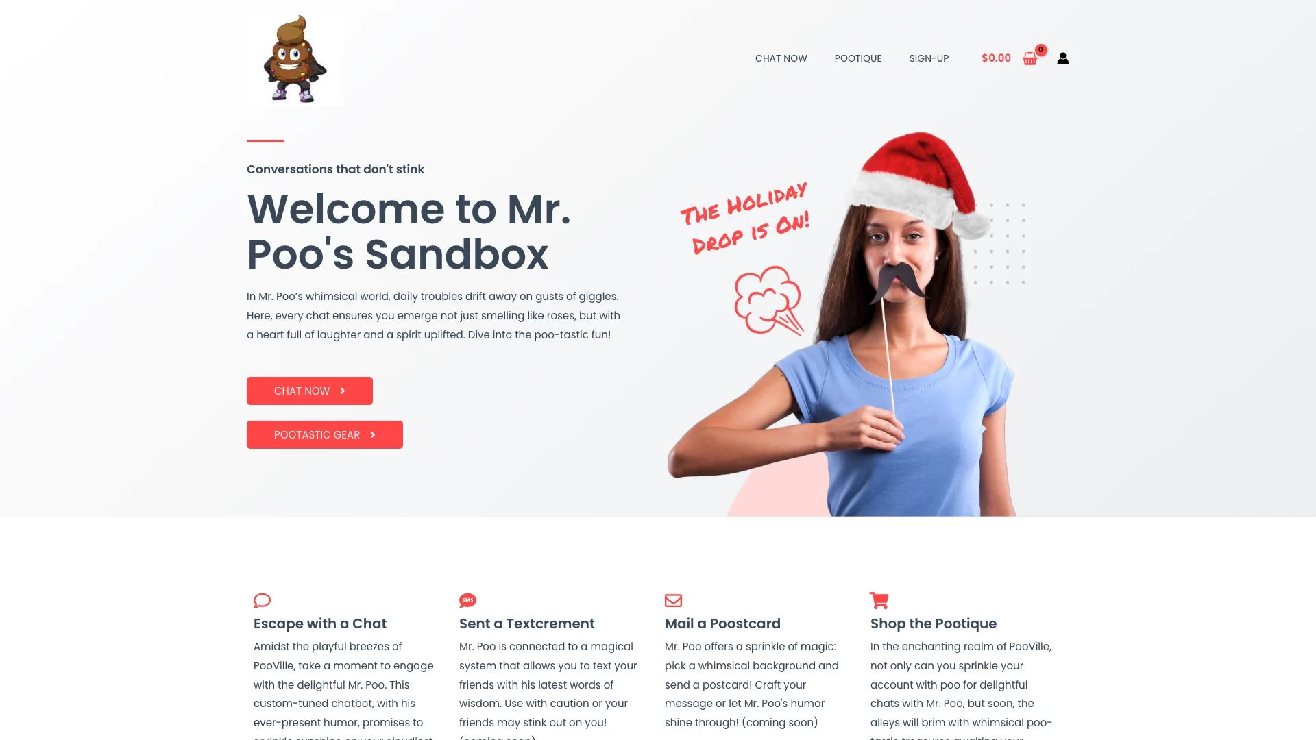 Mr. Poo's Sandbox 主页截图