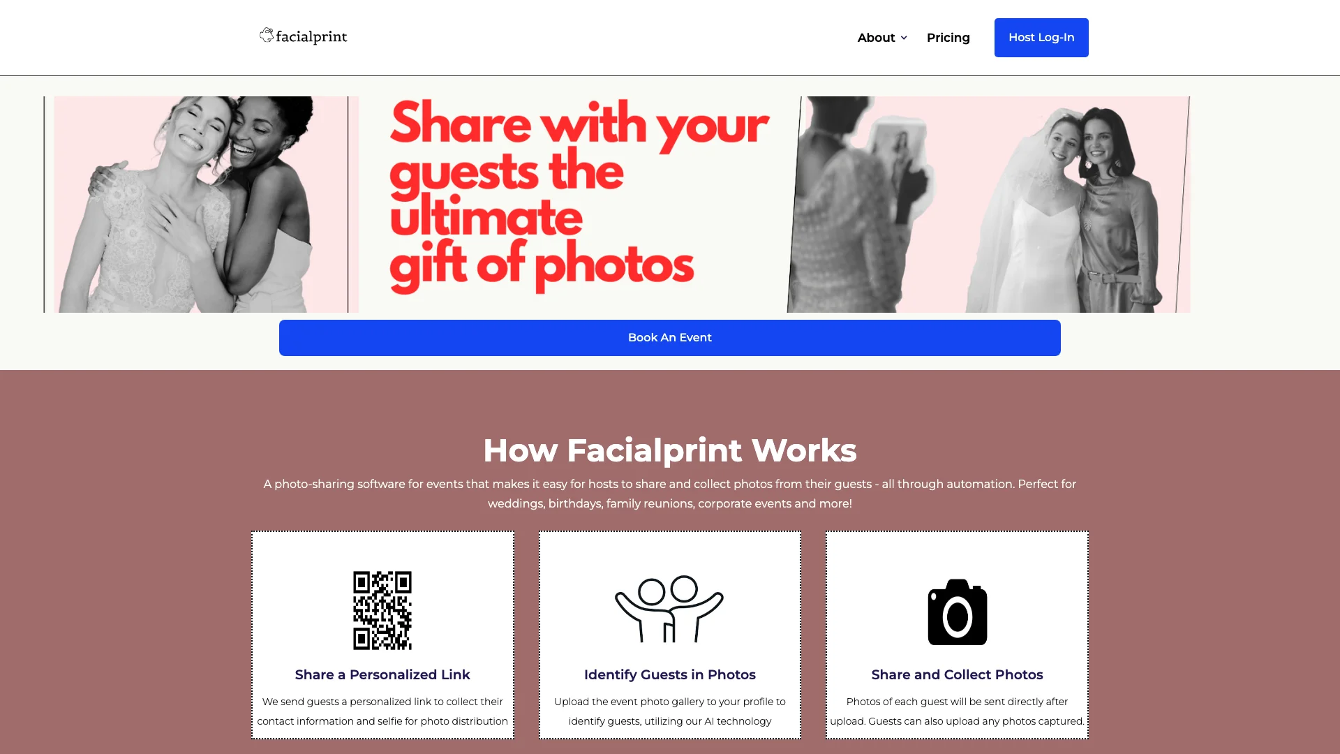 Facialprint主页截图