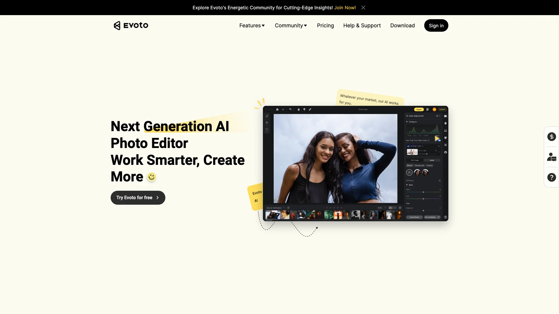 Evoto AI Photo Editor