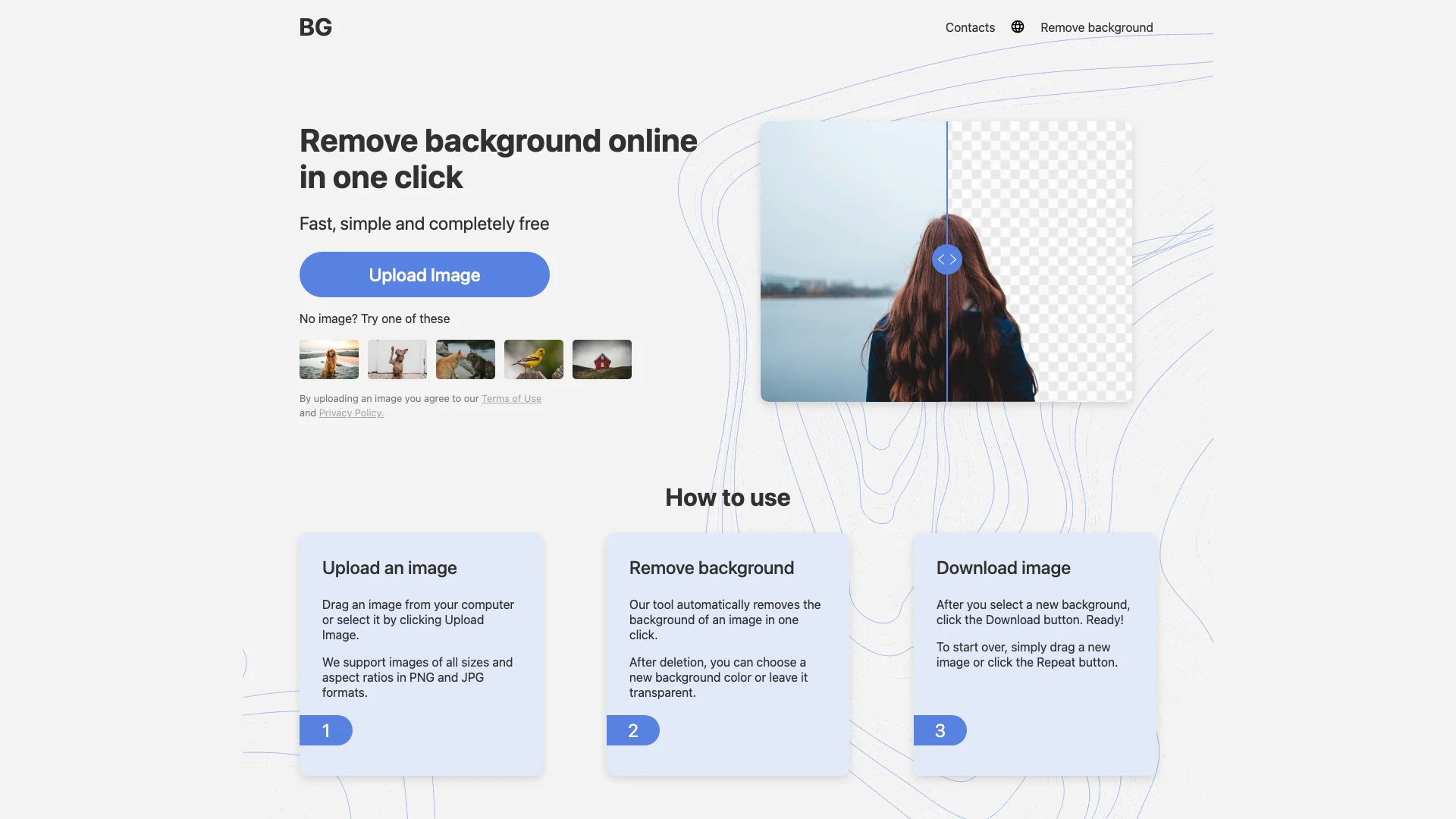 Remove Background主页截图