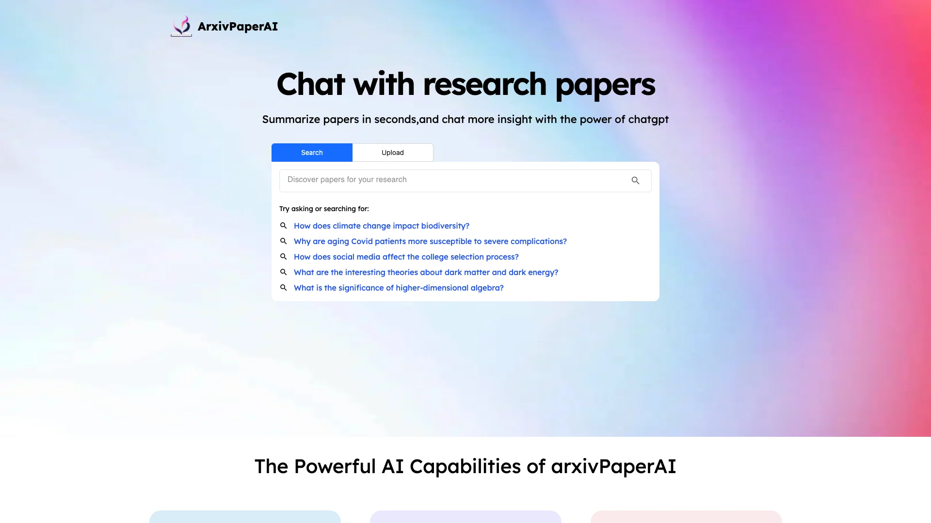 ArxivPaperAI 项目主页