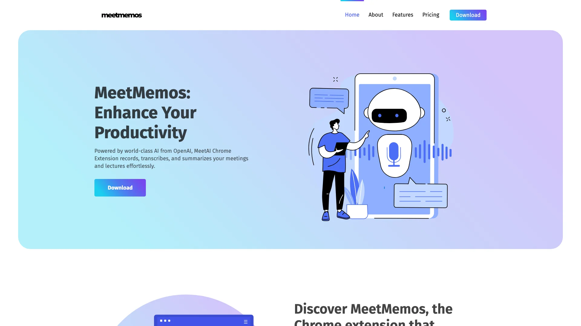 MeetMemos AI 项目主页