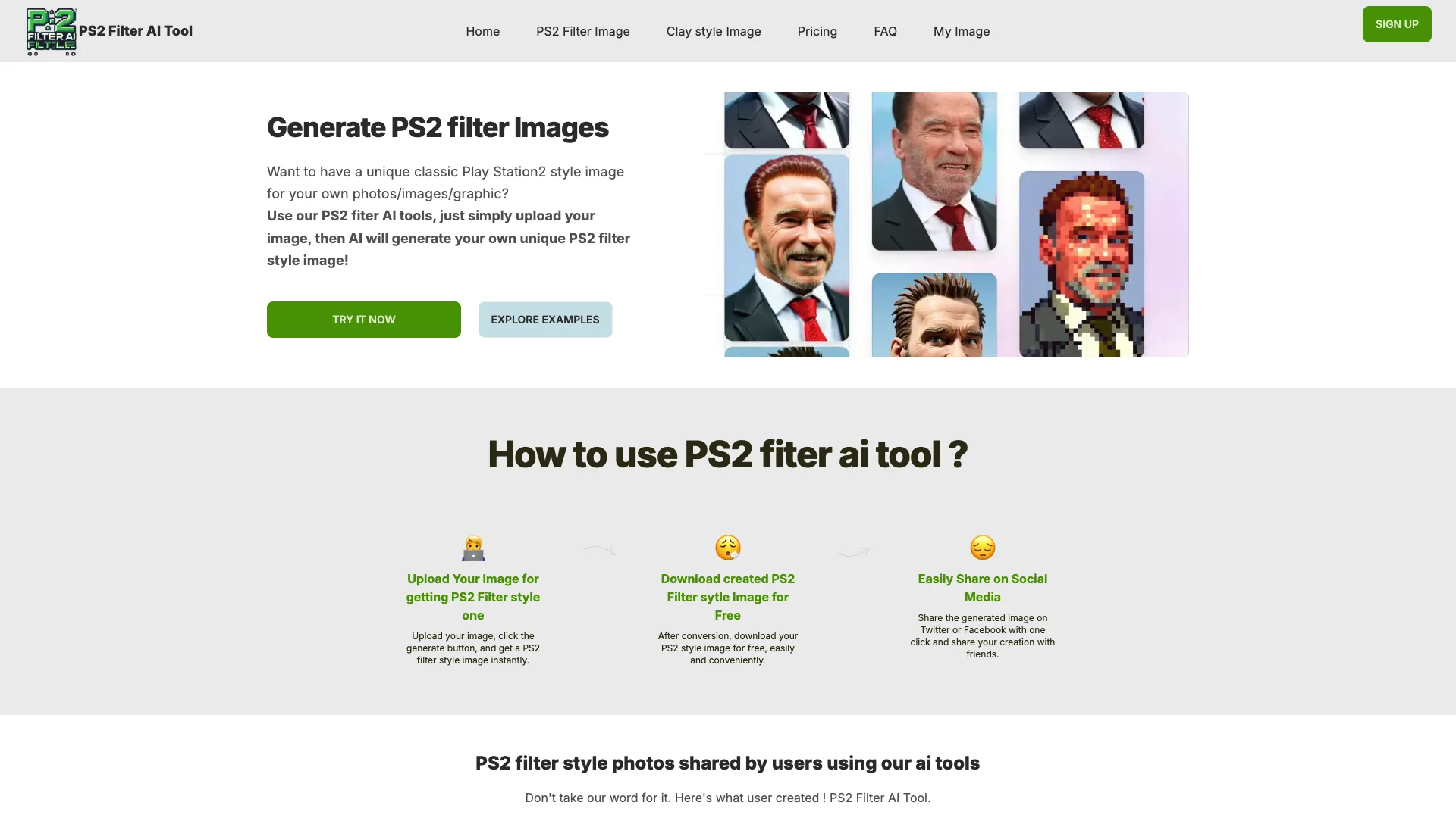 PS2 Filter AI Tool 主页