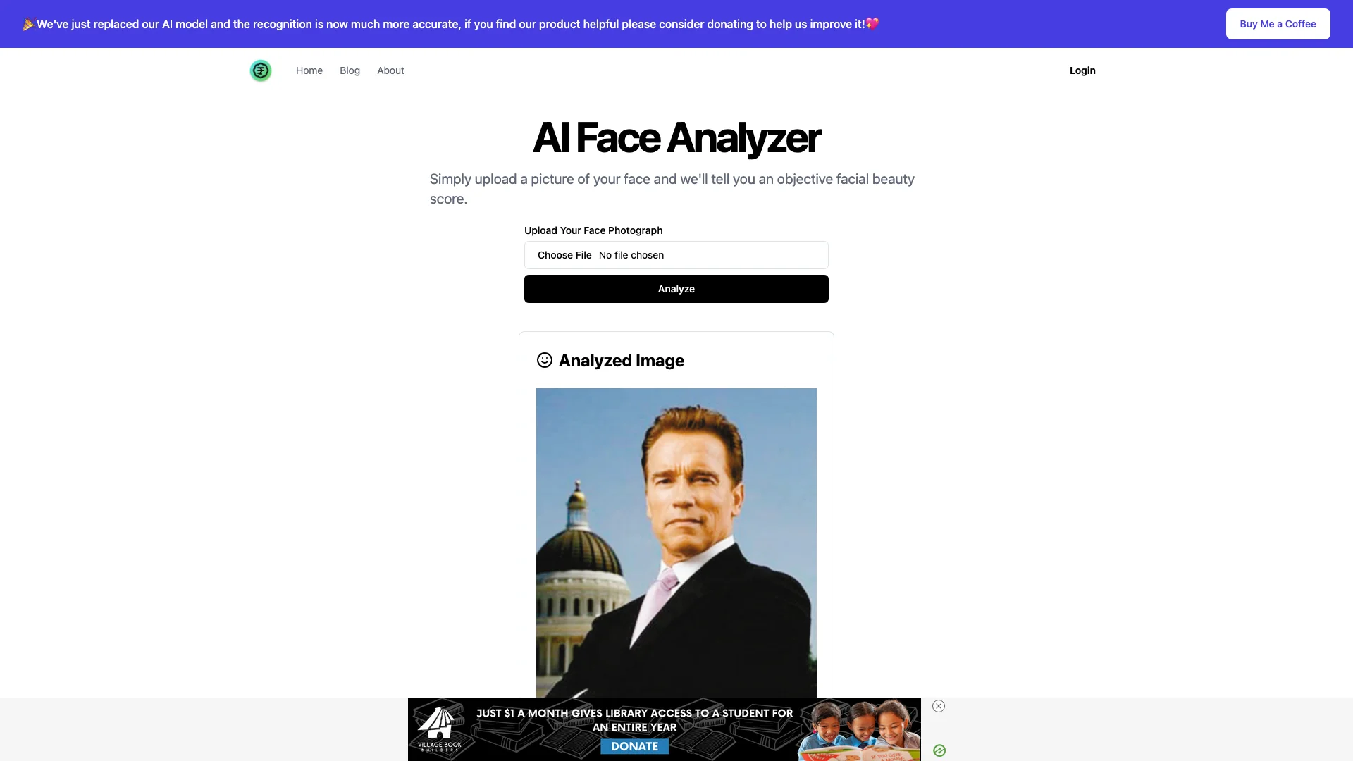 AI Face Analyzer-Beauty Score Calculator