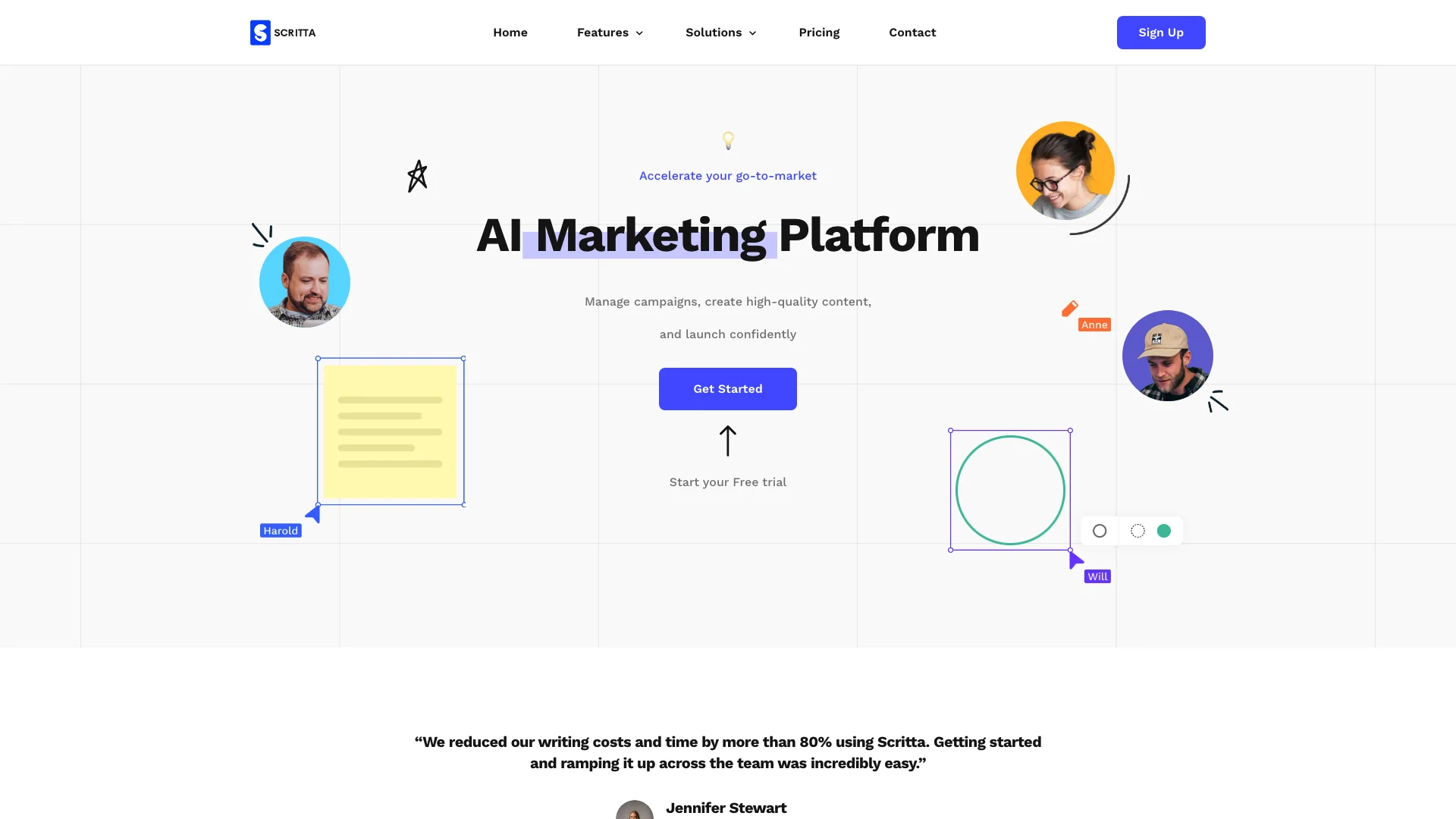 Scritta AI Marketing Platform