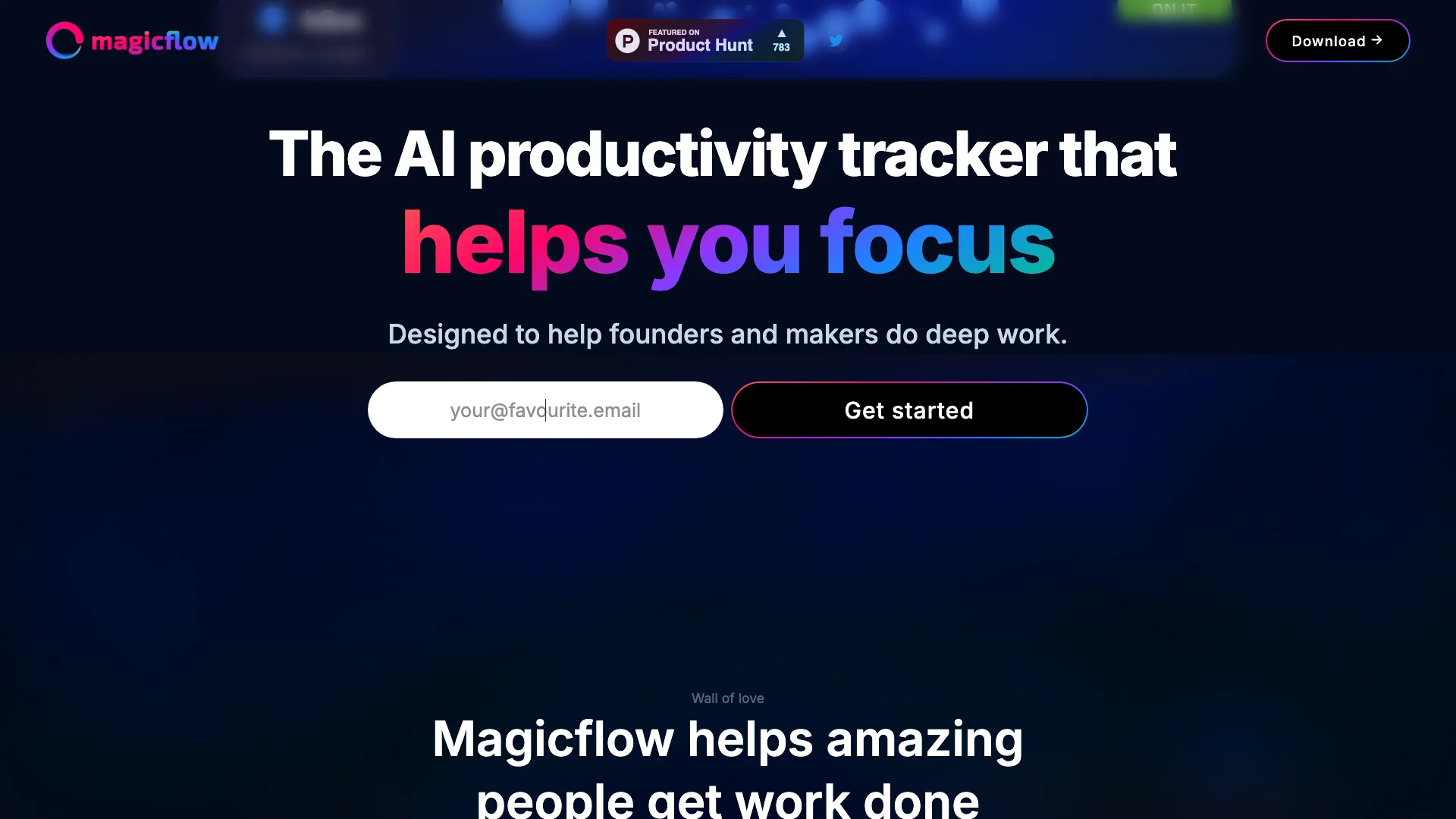 Magicflow主页截图