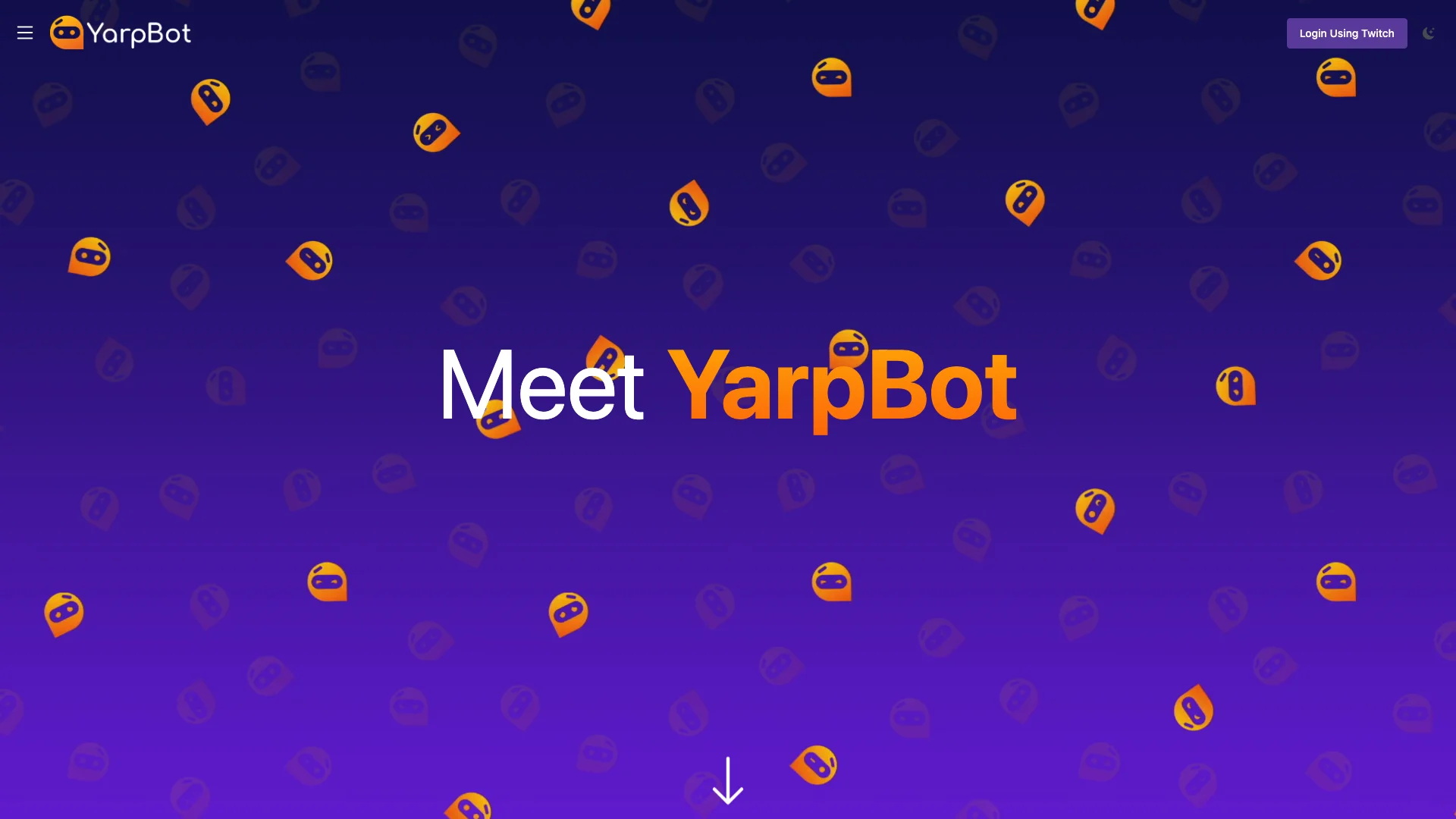 YarpBot主页截图