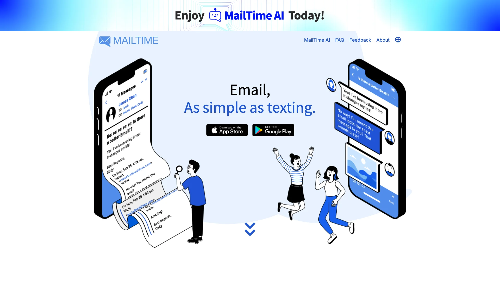 MailTime主页截图