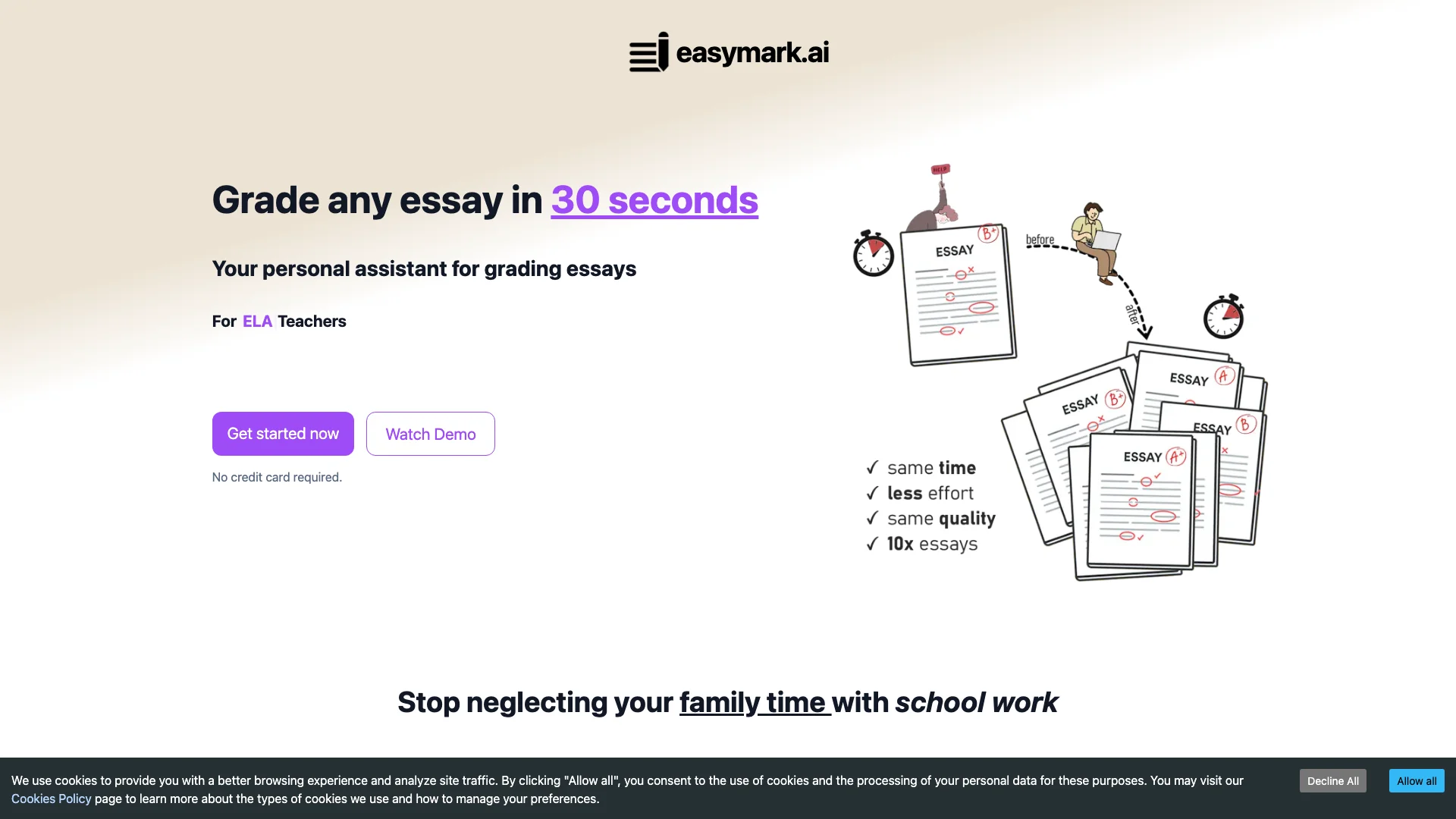 EasyMark主页截图