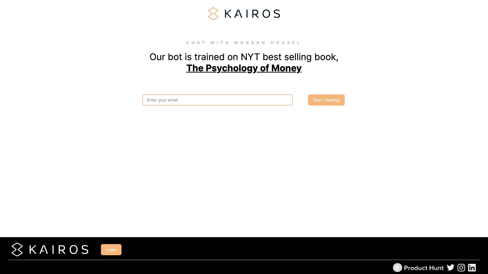 Kairos GPT主页截图