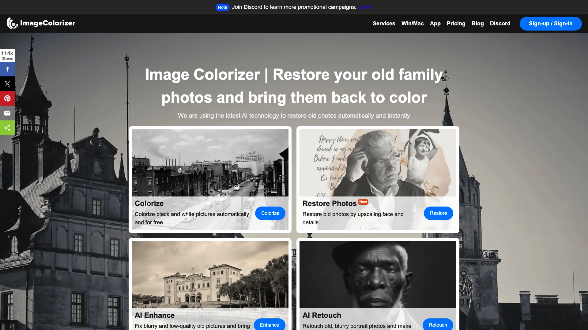 ImageColorizer主页截图