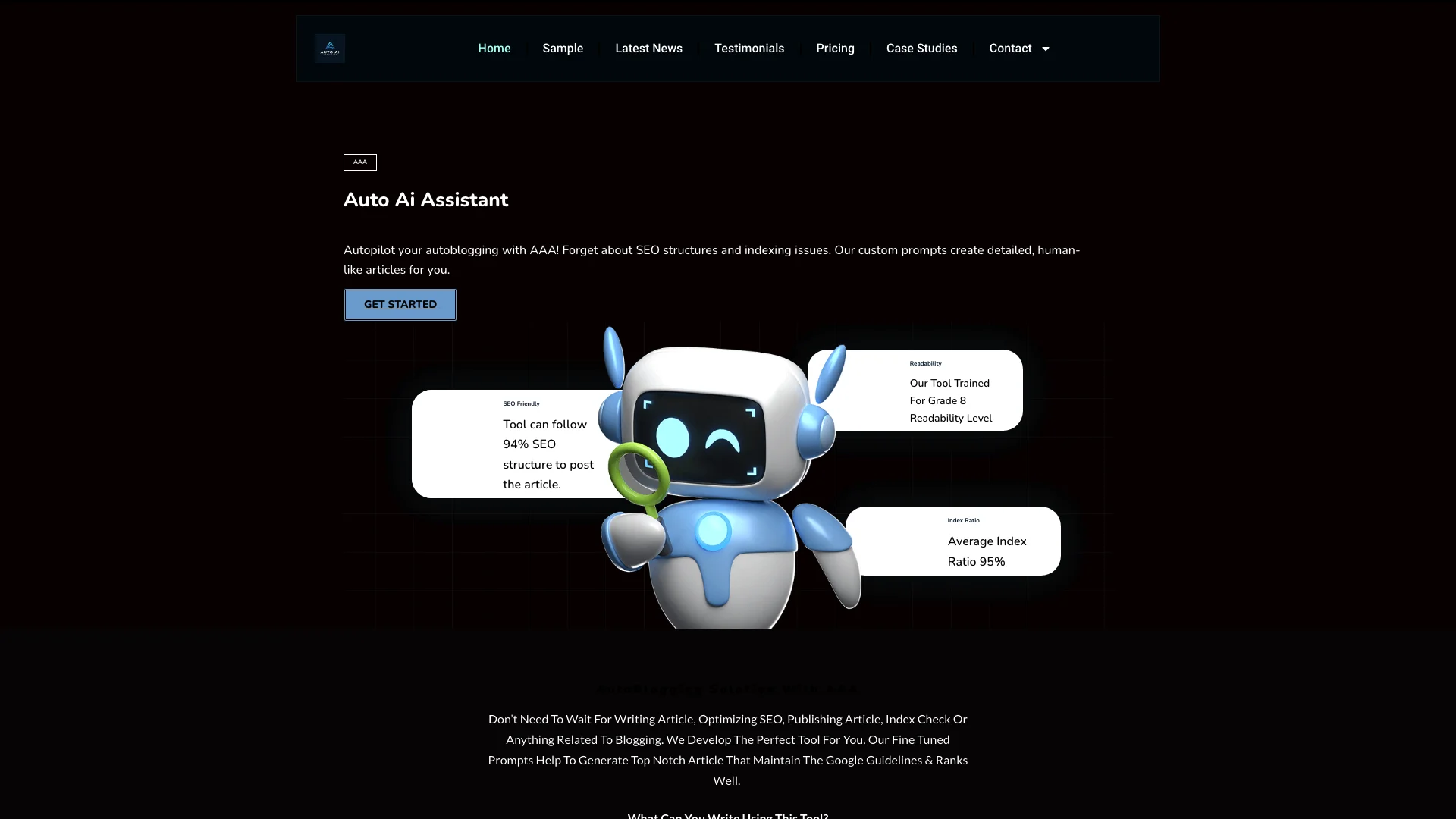 Auto Ai Assistant AutoBlogging主页