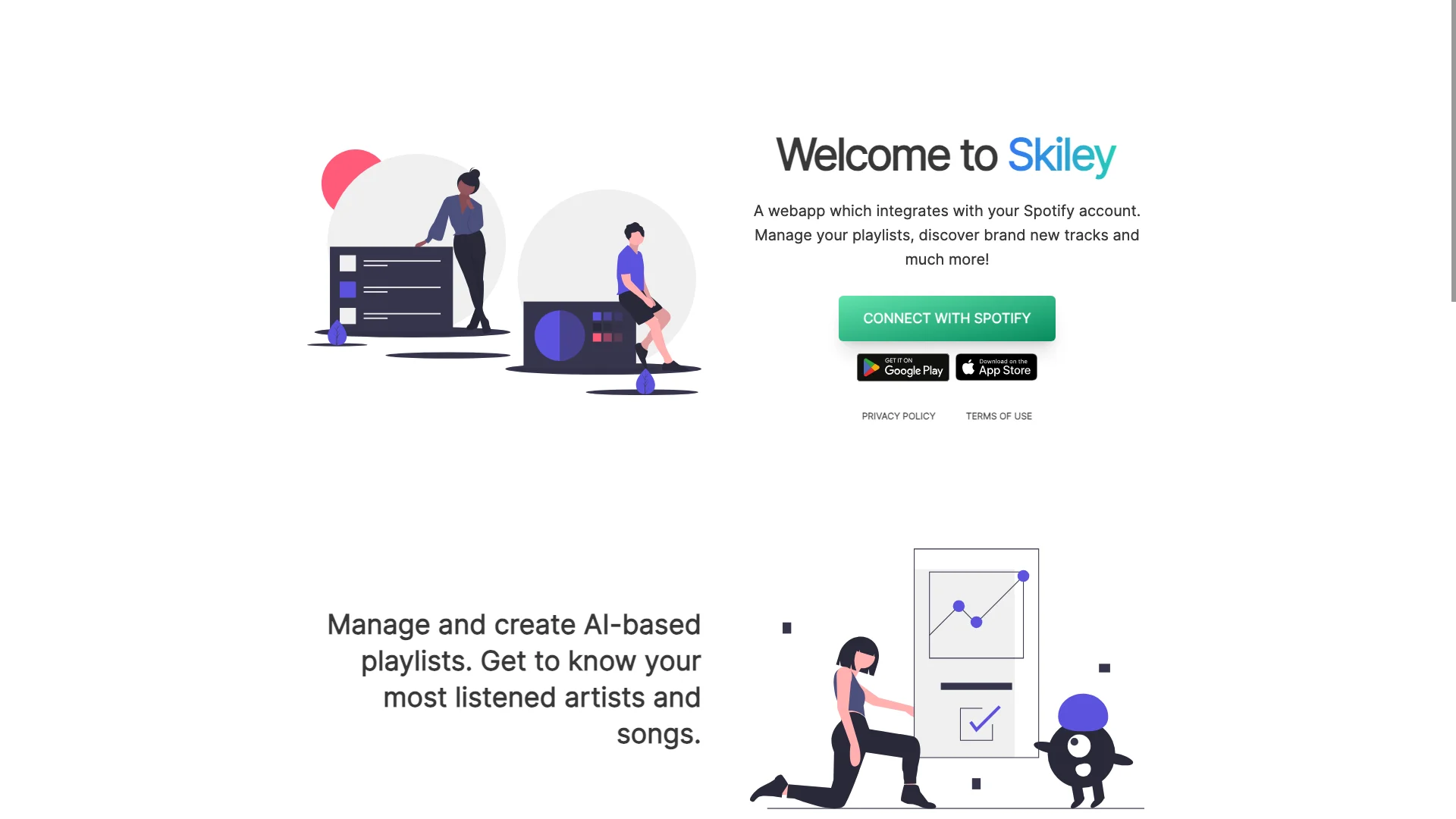 Skiley 项目主页截图