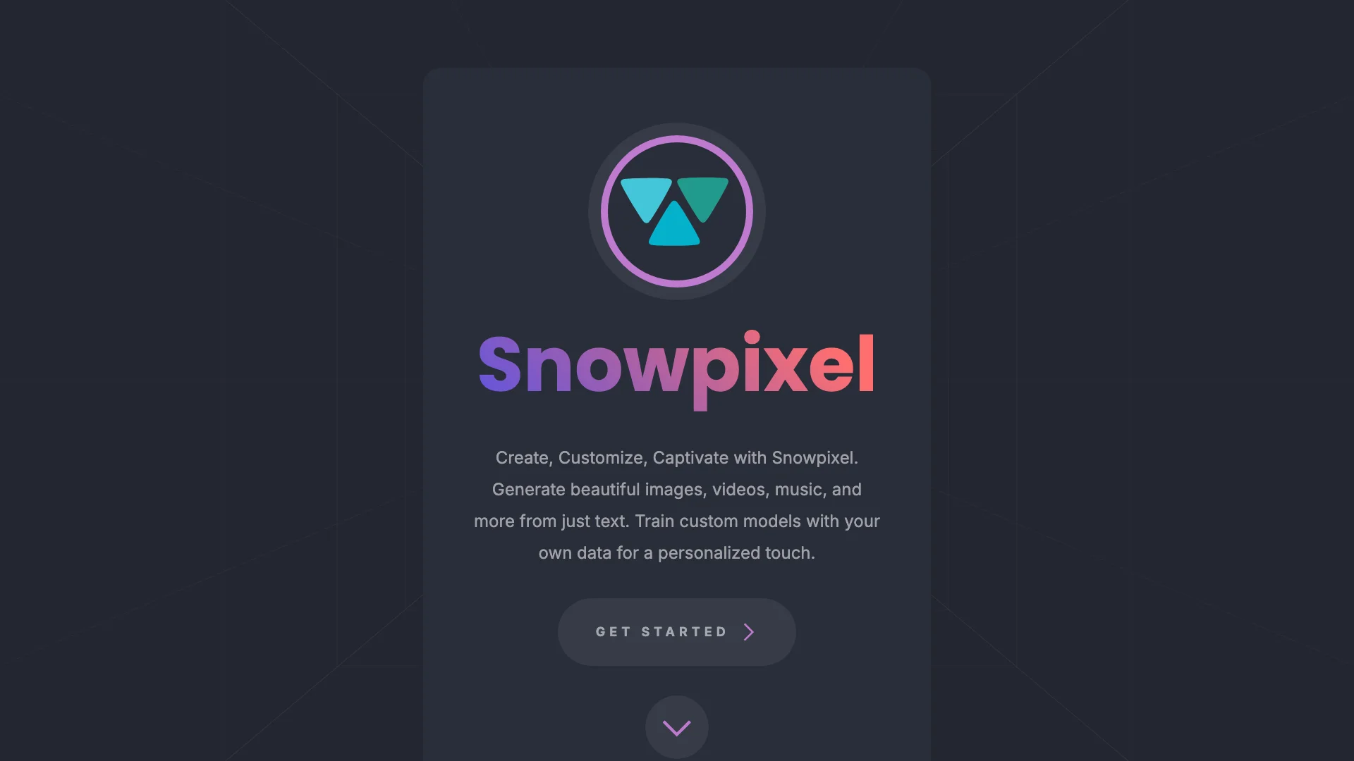 Snowpixel App 主页截图