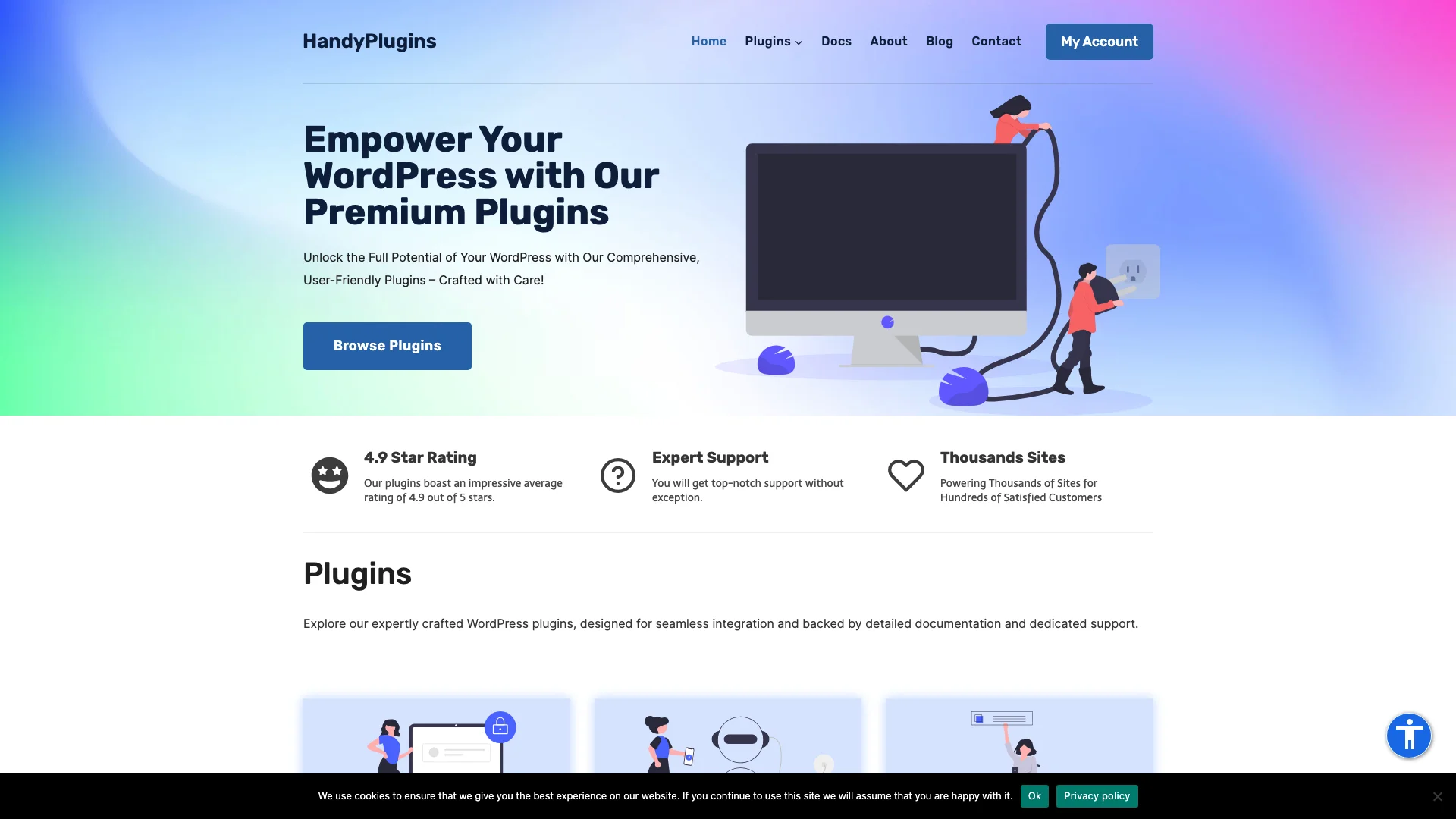 HandyPlugins 主页截图