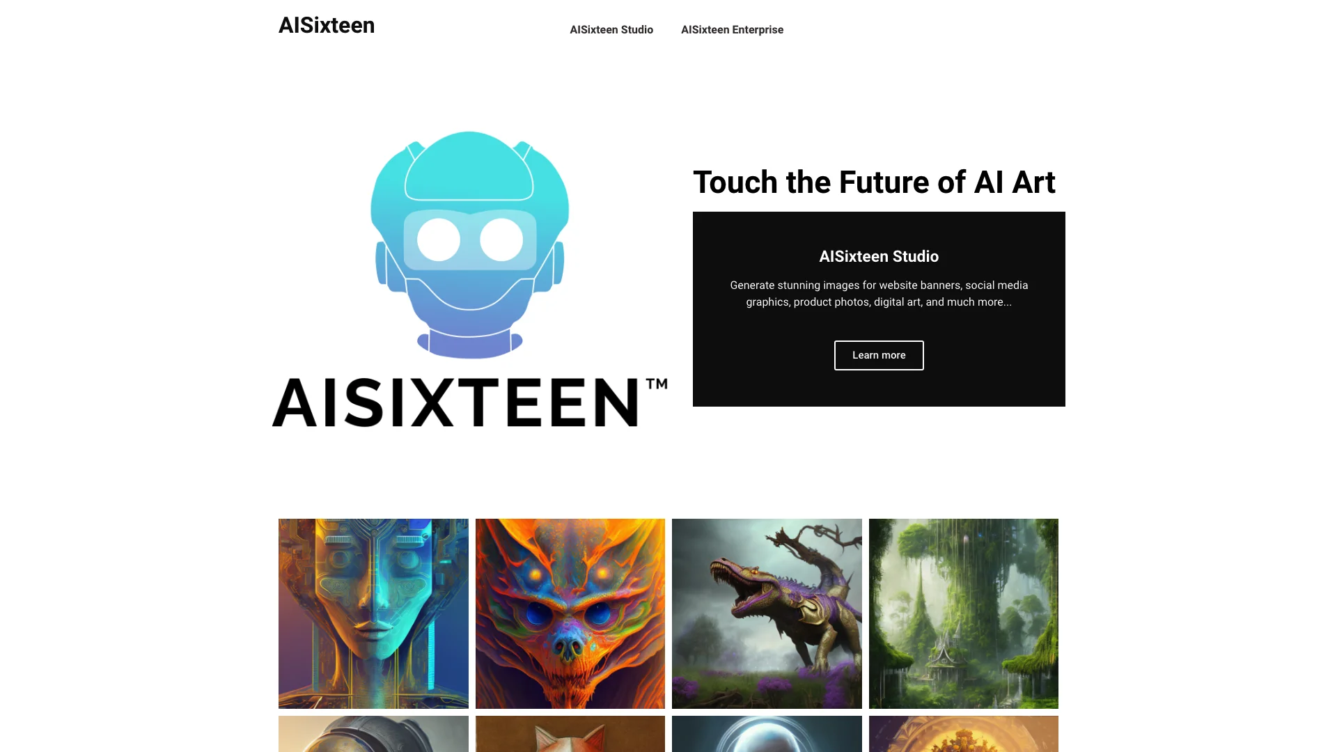 AISixteen Studio 主页截图