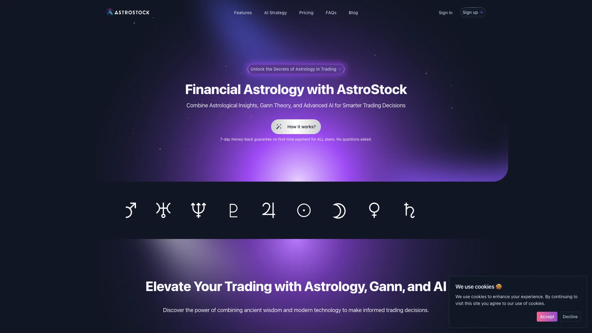 AstroStock主页