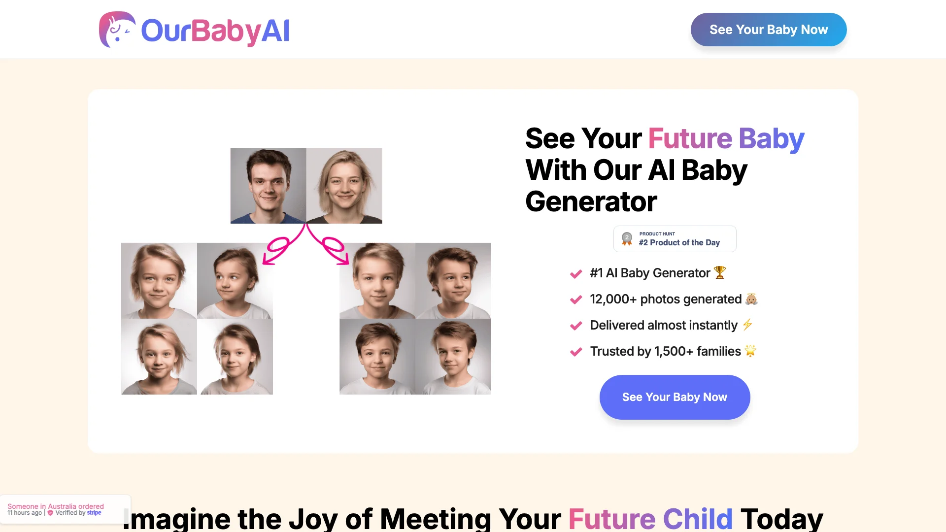 OurBabyAI 项目主页截图