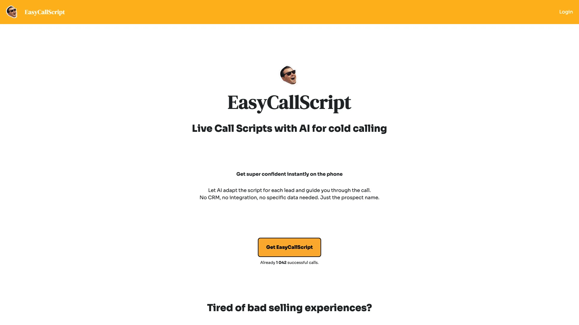 EasyCallScript主页截图