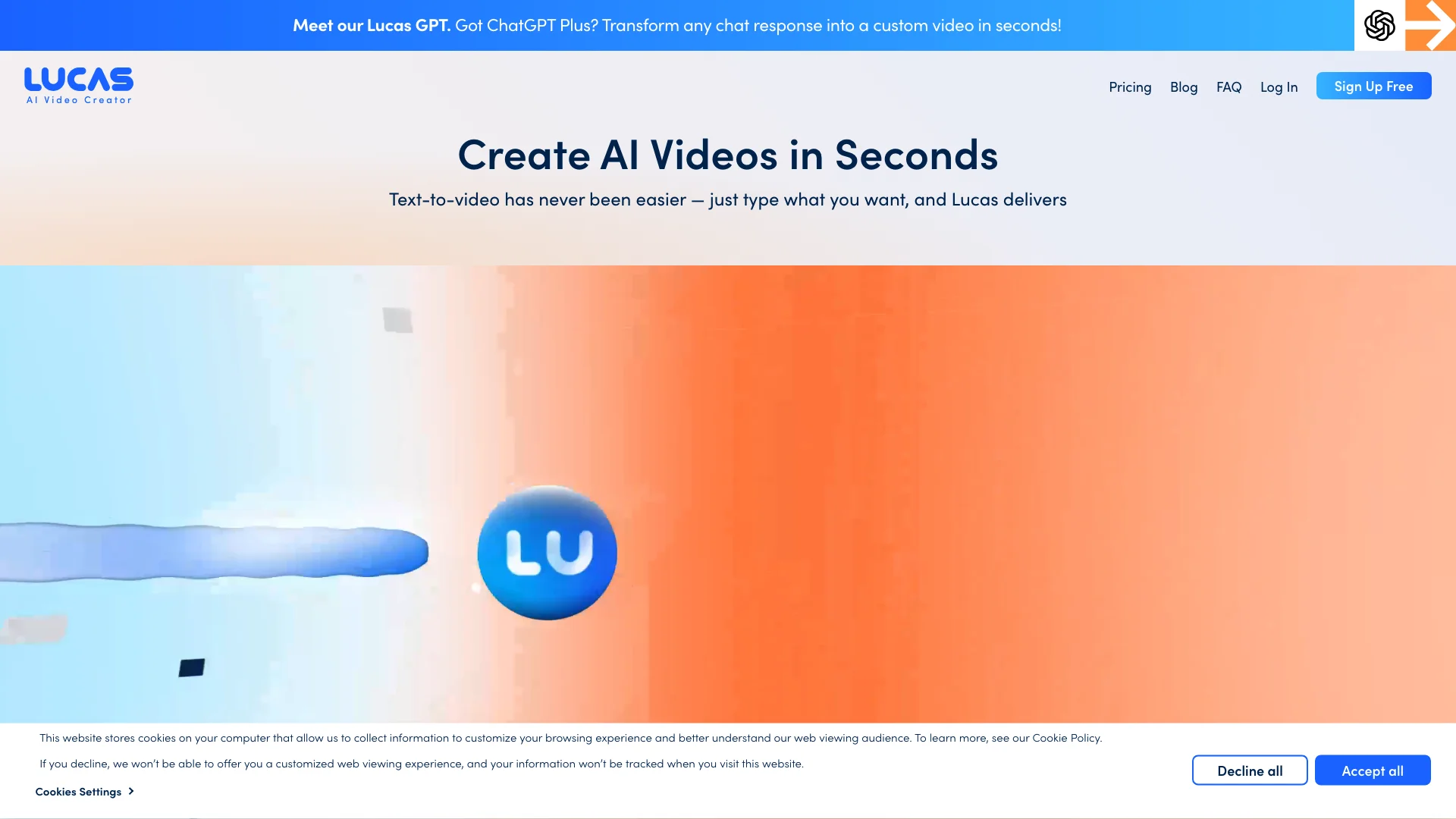 Lucas AI Video Creator