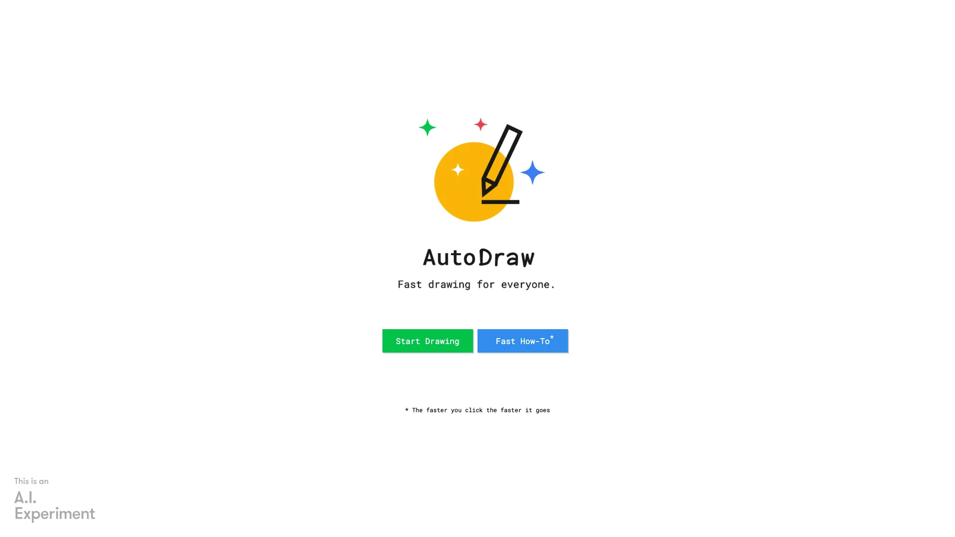 AutoDraw主页截图