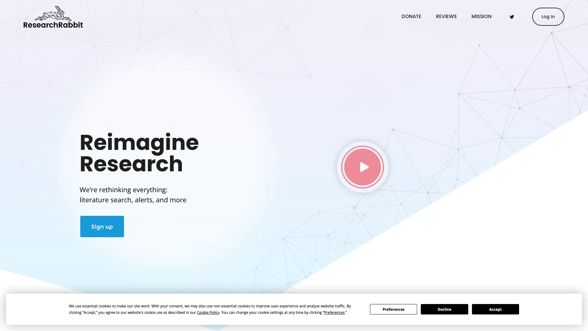 ResearchRabbit主页