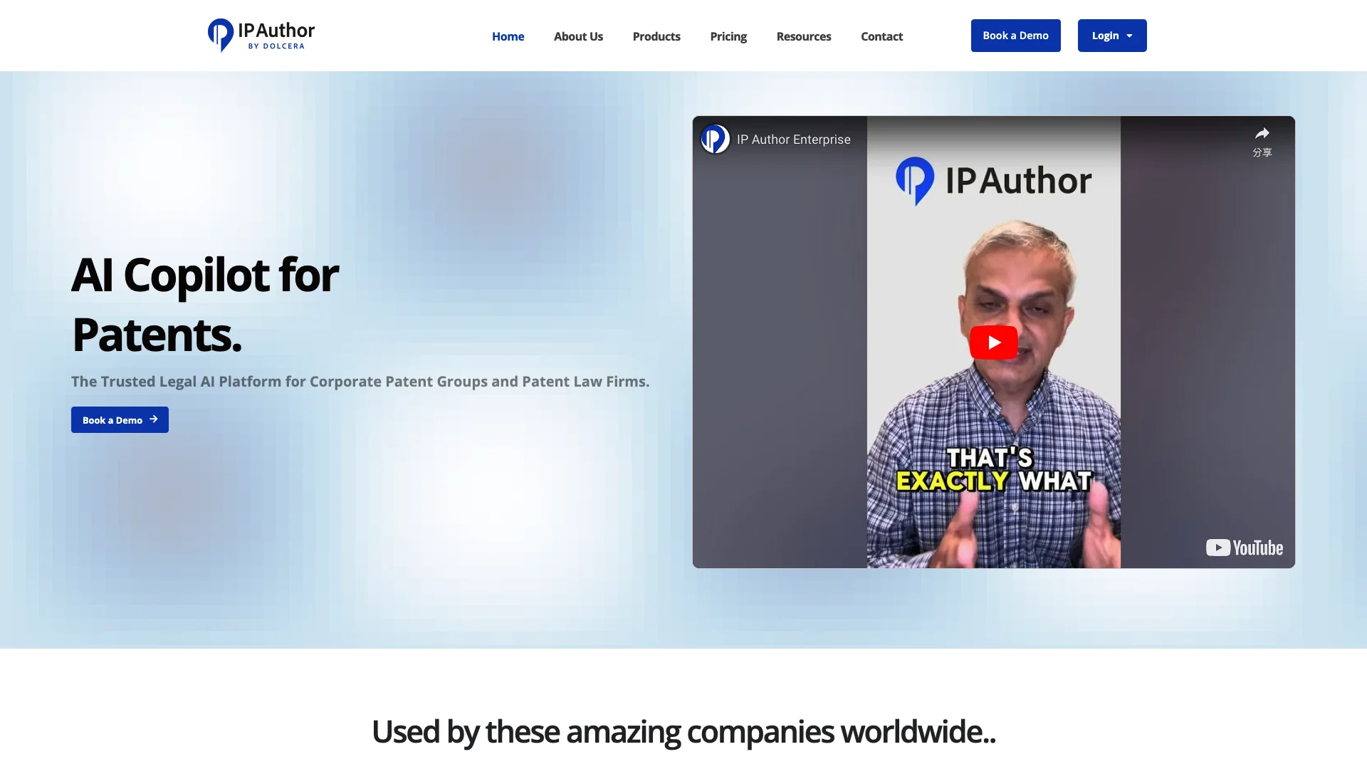 Dolcera IP Author 主页截图