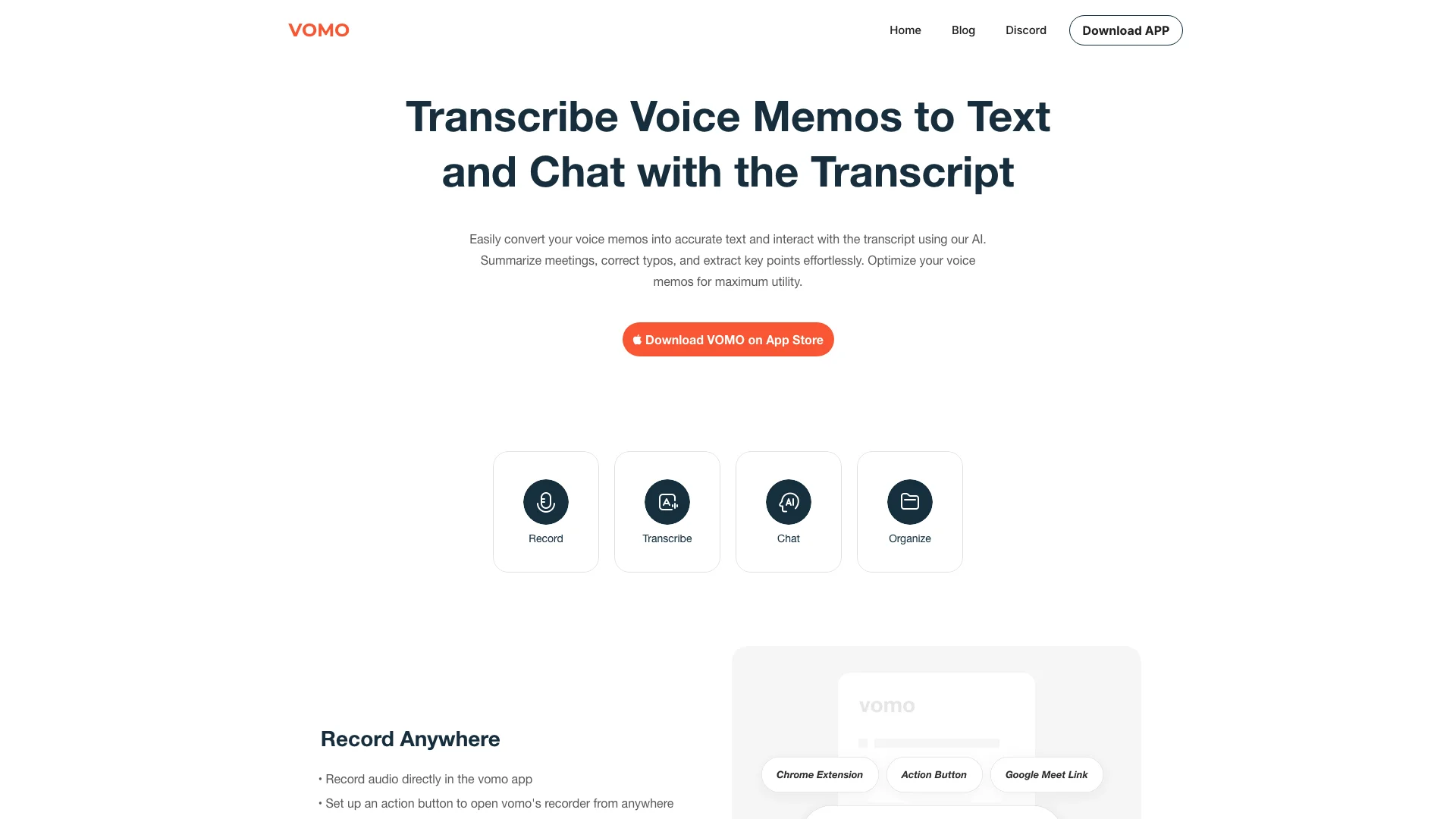 VOMO - AI Voice Memos